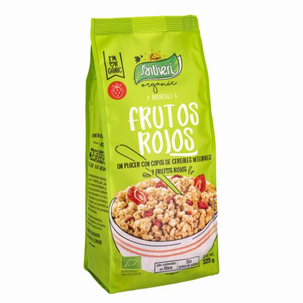 BIO-N RÖD FRUKT CRUNCHY MUESLI - SANTIVERI