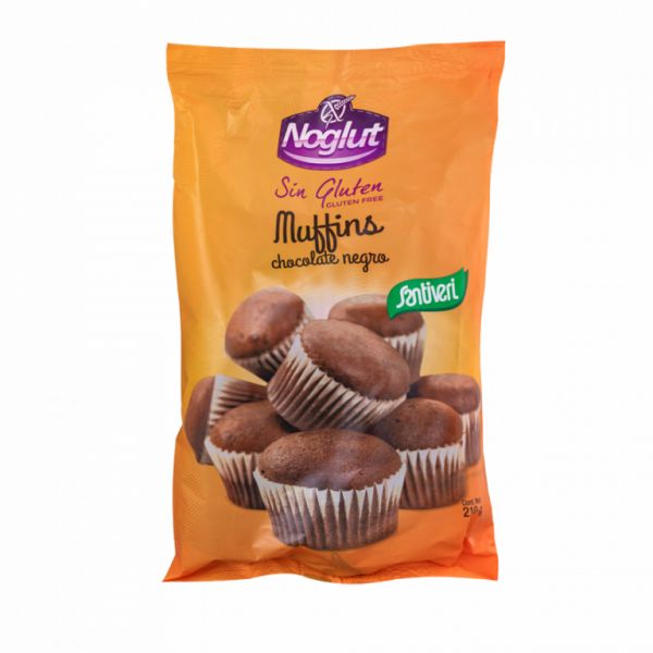 MUFFINS CHOCO NEGRO NOGLUT - SANTIVERI