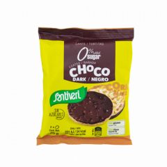 Buy SANTIVERI BLACK CHOCO CORN CAKES WITHOUT SUGAR 2u By 1,15€