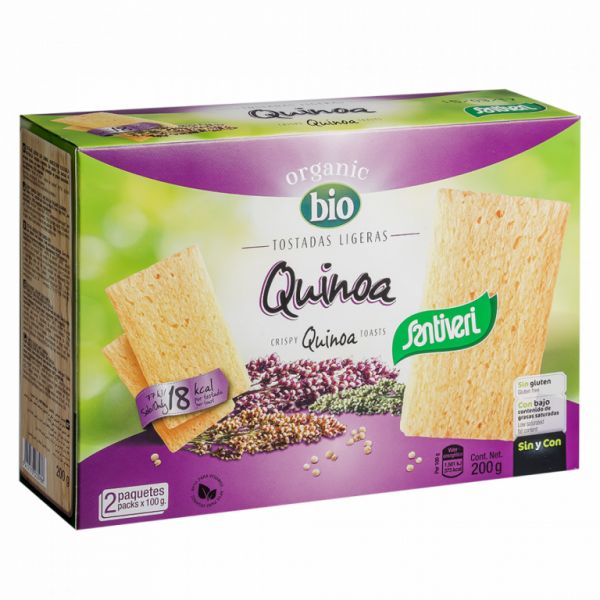 TOAST LEGGERO DI QUINOA BIO 2p -N- - SANTIVERI