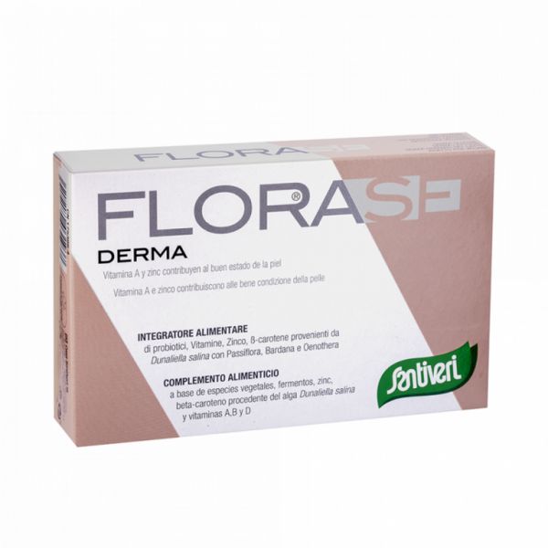 FLORASE DERMA 40 CÁPSULAS - SANTIVERI