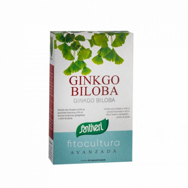 GINKGO BILOBA FITOCOLTURA 40 CAPS - SANTIVERI