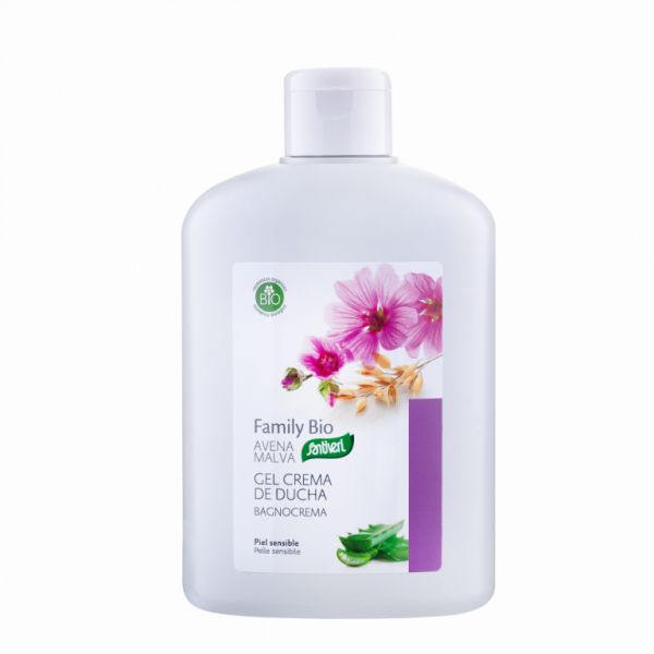 GEL DE BANHO AVEIA E MALVA 400ML - SANTIVERI