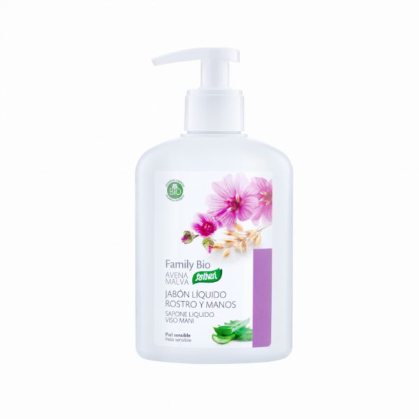 OAT AND MALLOW LIQUID SOAP 250ML - SANTIVERI