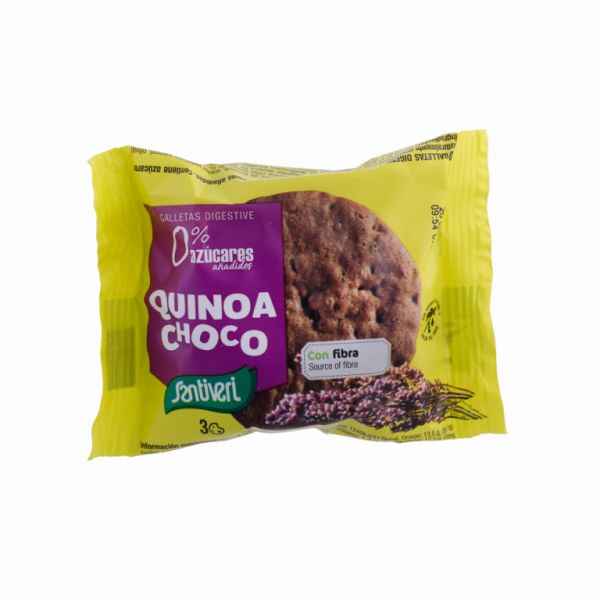 GALL.DIGESTIF QUINOA CHOCO 27GR - SANTIVERI