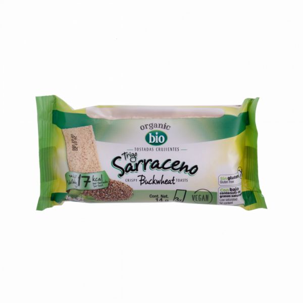 Torrades lleugeres blat sarraí BIO 14 grams