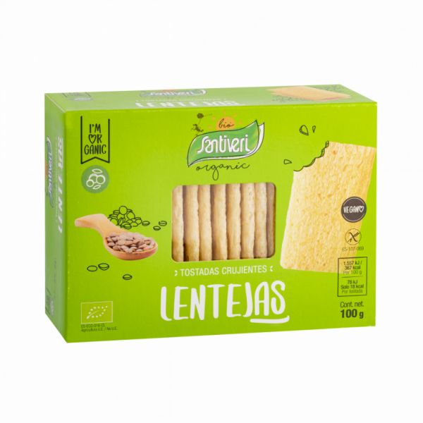 LEICHTE TOAST BIO LINSEN 100GR - SANTIVERI