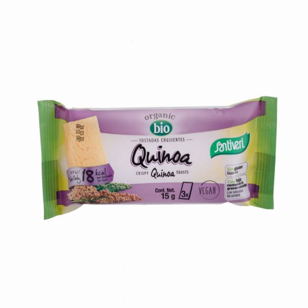 BIO QINOA LIGHT TOAST 15GR - SANTIVERI