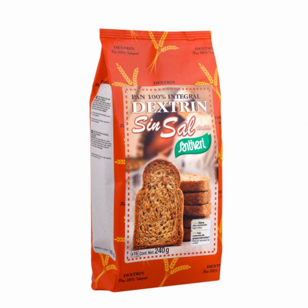 DEXTRINBROT OHNE SALZ+OLIVE A. 240GR - SANTIVERI