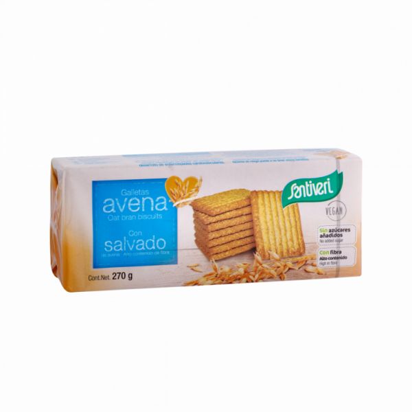 BISCOITOS DE FARELO DE AVEIA 270 gr 1 Pacote