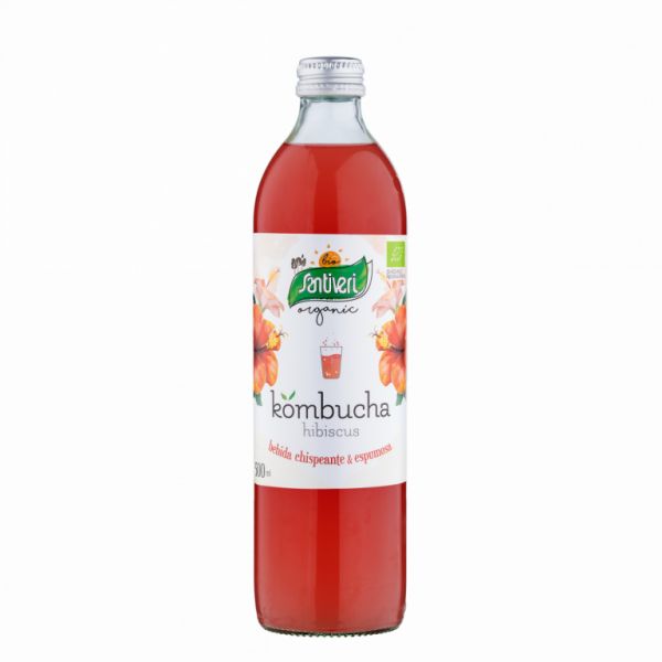 Kombucha Hibisco Bio 500ml - SANTIVERI