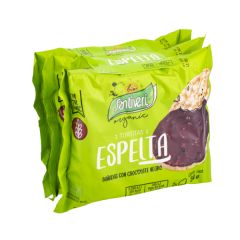 Kopen SANTIVERI BIOLOGISCHE SPELTAARTJES MET PURE CHOCOLADE 2*3 Door 2,75€