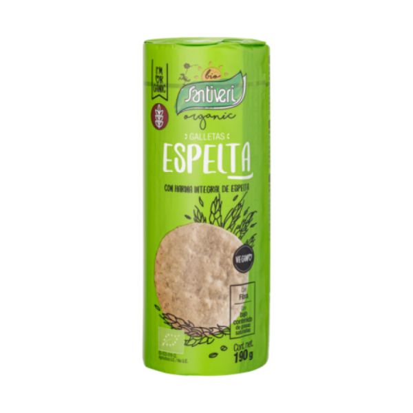 BIO SPELLED BISCUITS 190GR - SANTIVERI