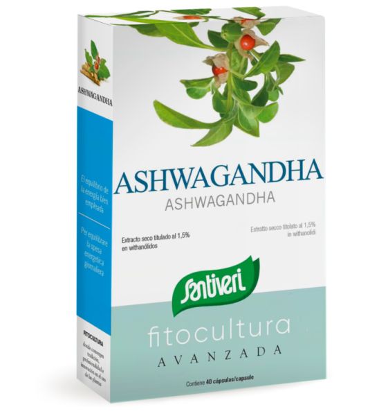 Ashwagandha 40 Cápsulas - SANTIVERI