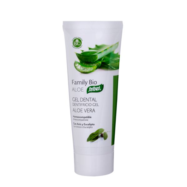 Creme dental Orgânico Aloe Vera 75 ml - SANTIVERI