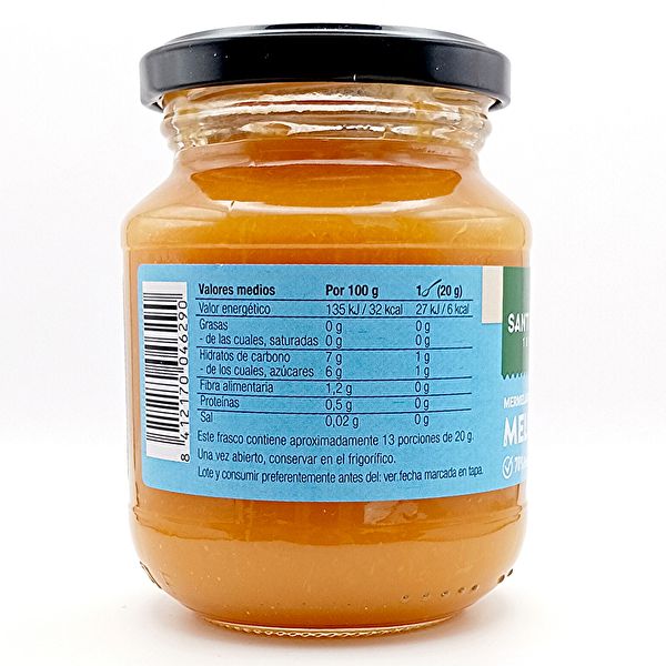 Doce de Pêssego 0% Açúcares 270 g - SANTIVERI Img 3