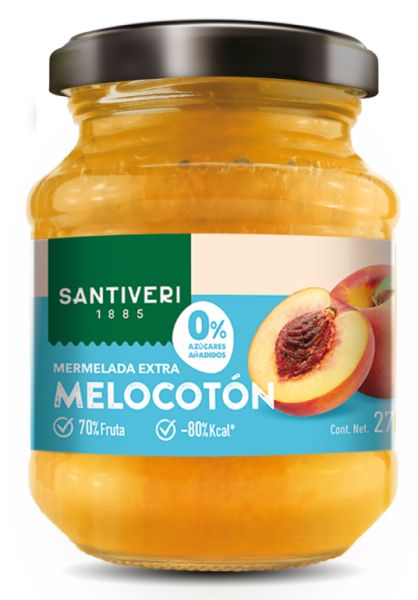 Peach Jam 0% Sugars 270 g - SANTIVERI