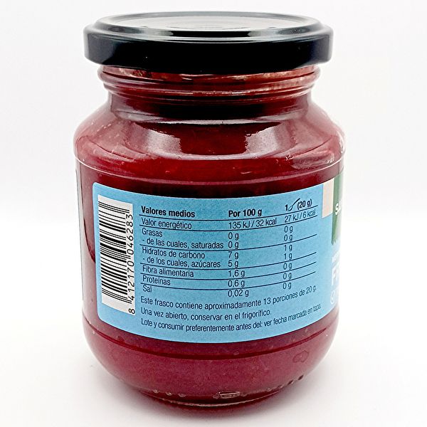 Aardbeienjam 0% Suikers 270 g - SANTIVERI Img 3