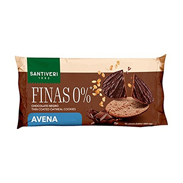 Galleta Fina 0% Bañada Avena 88 g - SANTIVERI