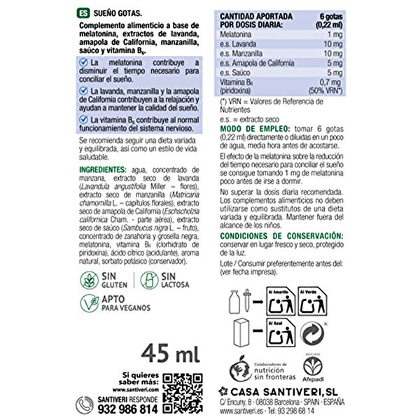 Traumtropfen 45 ml - SANTIVERI Img 3