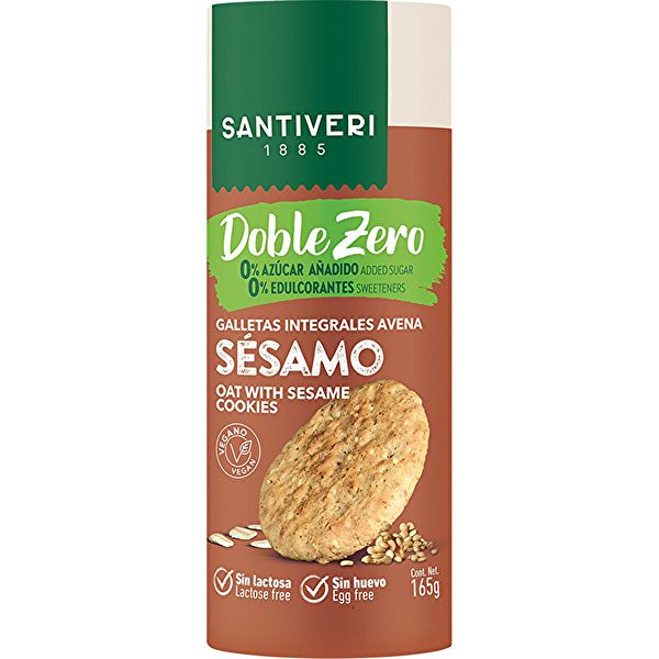 Biscoitos de gergelim Duplo Zero 165 g - SANTIVERI