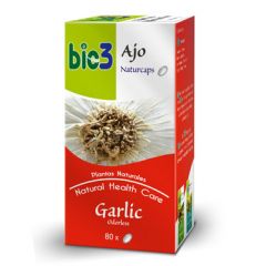 Buy BIODES BIO 3 Garlic Naturcaps 500 mg 80 Capsules By 10,60€