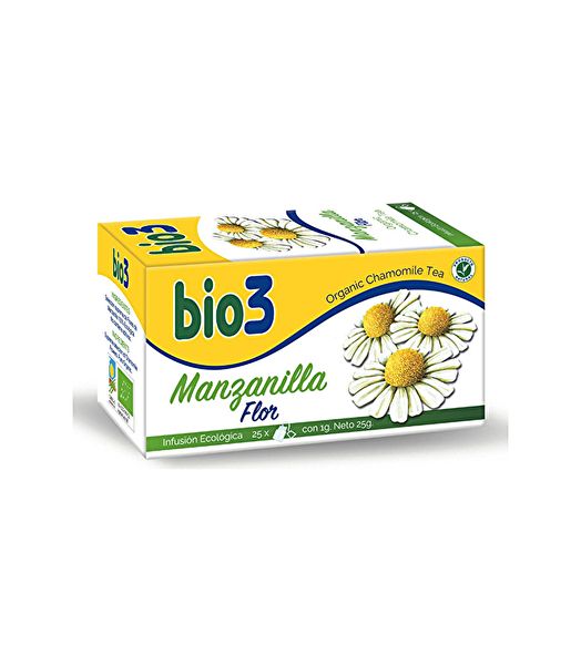 BIO 3 Camomila Flor Eco 25 Filtros - BIODES