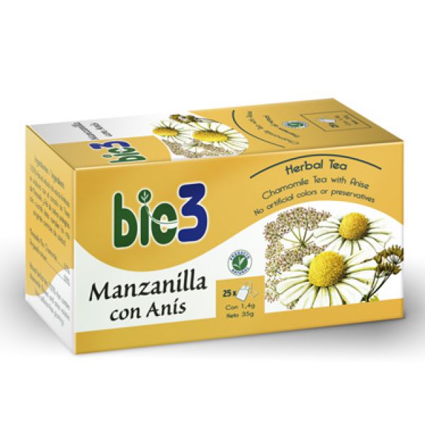 BIO 3 camomila e 25 filtros - BIODES