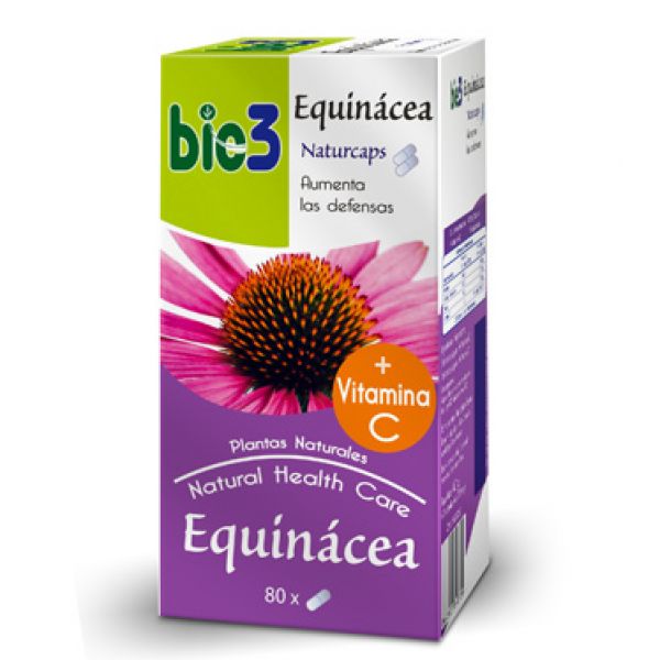 BIO 3 Echinacée + Vitamine C Naturcaps 80 Gélules