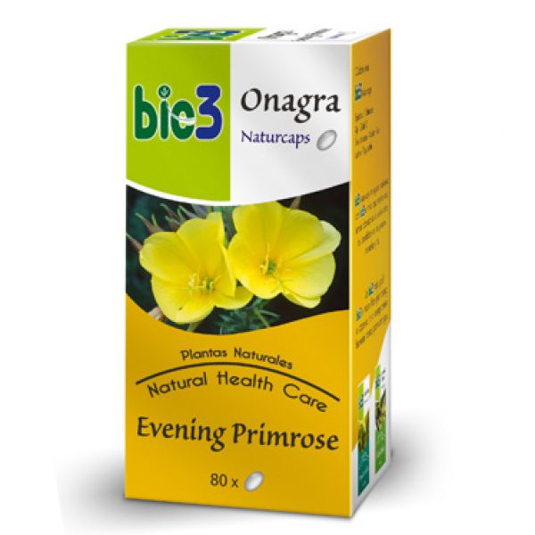 BIO 3 Evening Primrose Naturcaps 500 mg 80 cápsulas