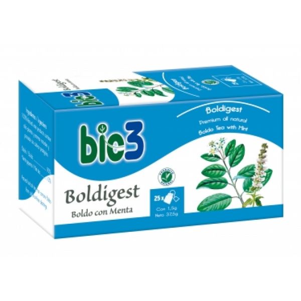 BIO 3 Digest Boldo Menta 25 Bolsitas - BIO3