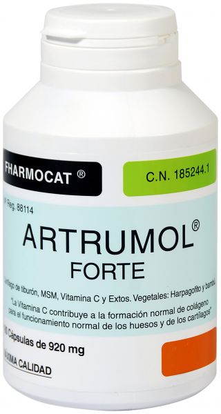 Artrumol Forte 180 Cápsulas 920 mg - FHARMOCAT