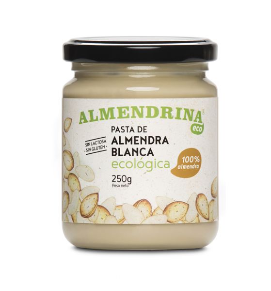 100% ECO PASTA WHITE ALMOND GLASS JAR 250 g - KLAM