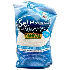 Kopen DANIVAL Fijn Atlantisch Zeezout 1 Kg Door 2,40€