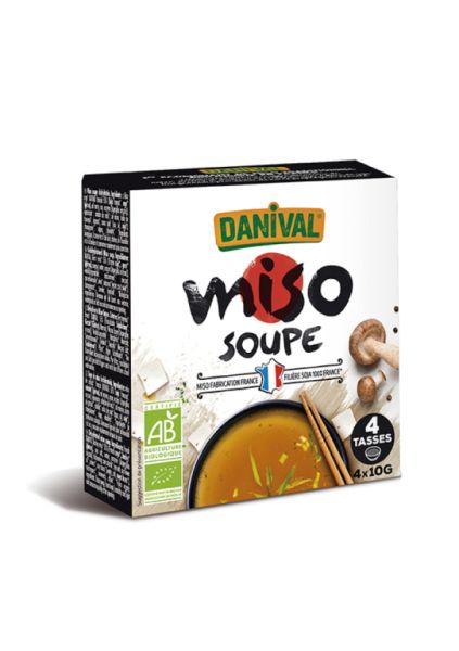 BIO Misosuppe 4 x 10 g - DANIVAL