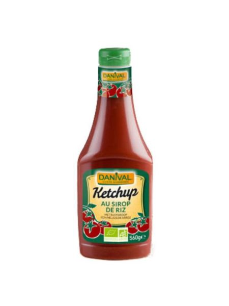 KETCHUP SEM AÇÚCAR COM XAROPE DE ARROZ BIO 560 g