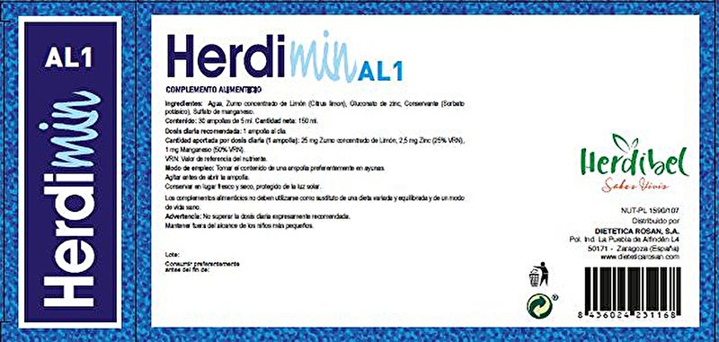 Herdimin Aler 30 ampolas AL-1 - HERDIBEL Img 2