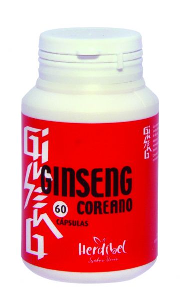 Koreanischer Ginseng 500 mg 60 Kapseln - HERDIBEL