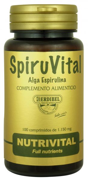 Espiruvital 1000 mg 100 comprimidos - HERDIBEL