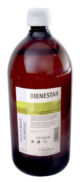 Aceite Masaje Bienestar Masasana 1 l - HERDIBEL