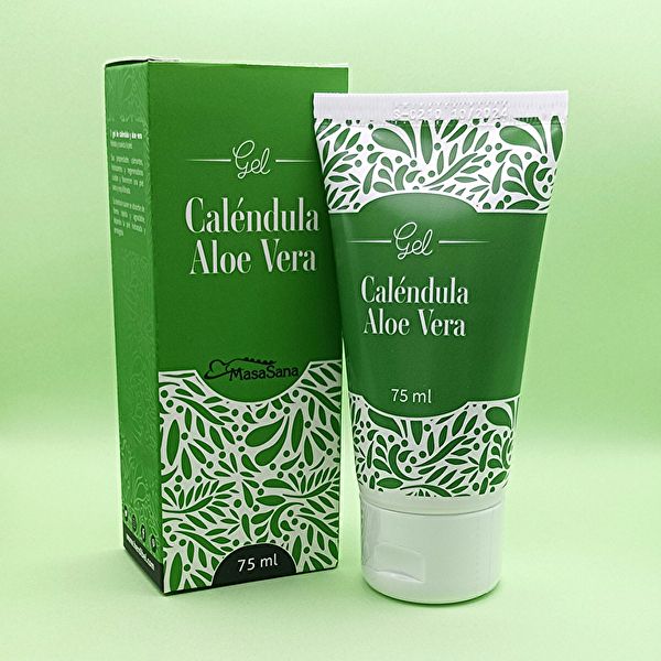 Cal ndula en Aloë Vera Gel 75 ml MasaSana