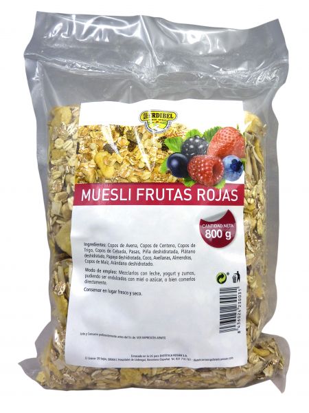 Muesli Ai Frutti Rossi 800 g - HERDIBEL