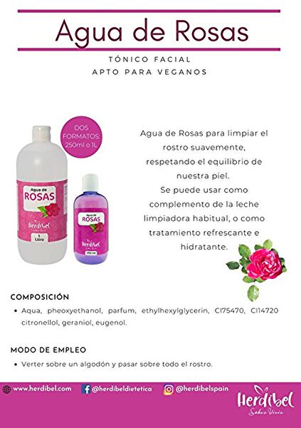 Aigua de Roses 250 ml - HERDIBEL Img 5