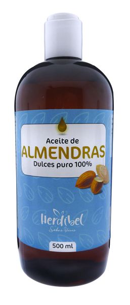 Aceite Almendras 500 ml 100% Puro - HERDIBEL