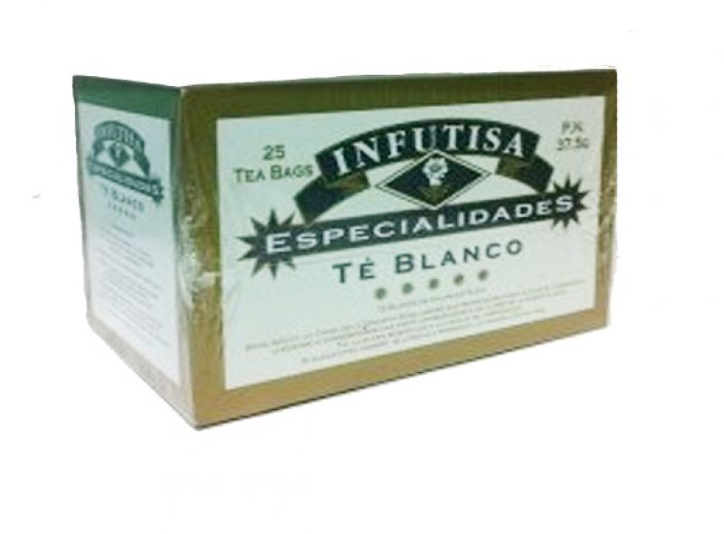 Té Blanco 25 filtros - INFUTISA