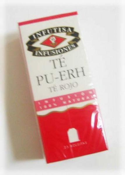 Té Rojo Puerh 25 filtros - INFUTISA