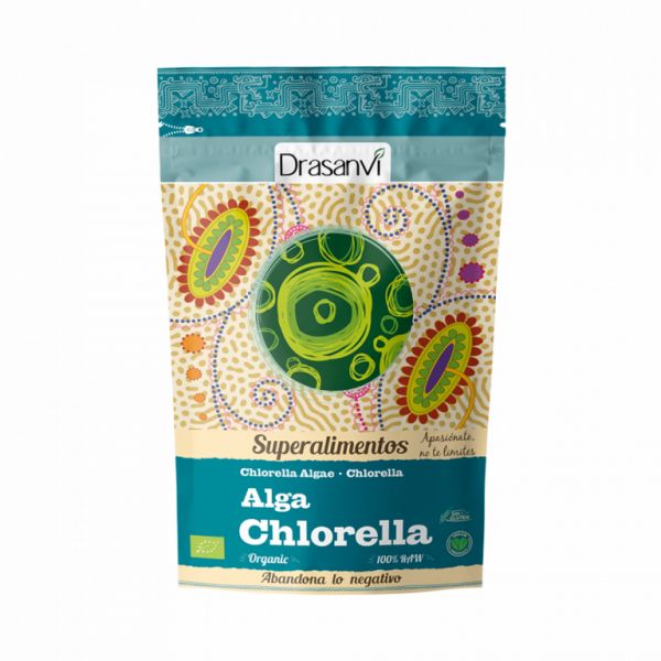 Bio Chlorella Seaweed 90 g Superfoods - DRASANVI