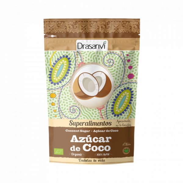 Organic Coconut Sugar 300 g Superfoods - DRASANVI