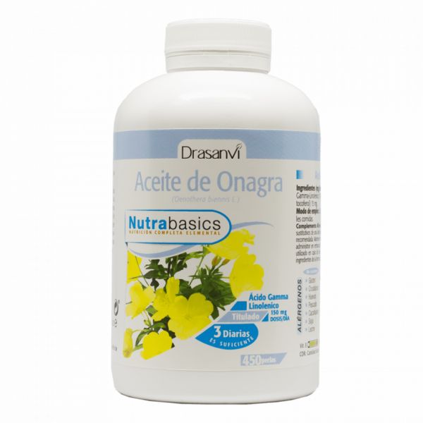 Aceite de Onagra 450 Perlas - DRASANVI