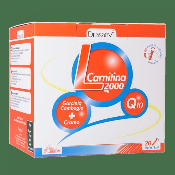 L-Carnitina 2000 mg 20 Fiale - DRASANVI